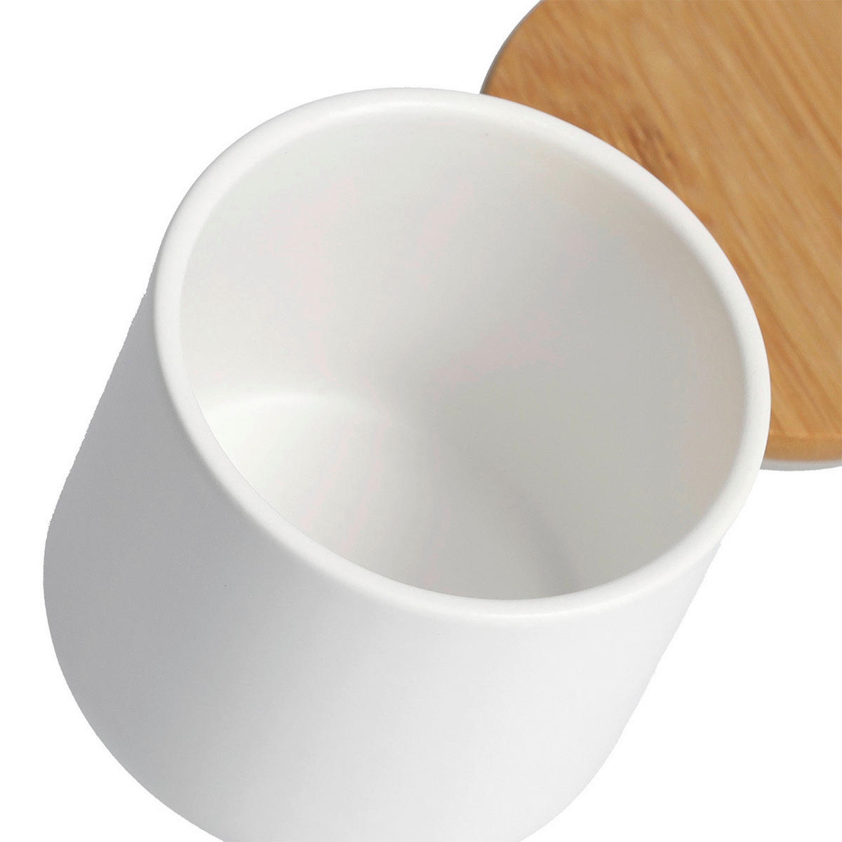 VORRATSDOSENSET  - Weiß, Basics, Keramik (25,5/25,5/15cm) - Zeller Present