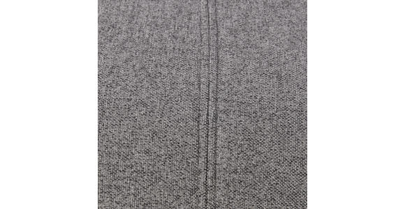ECKSOFA in Flachgewebe Grau  - Schwarz/Grau, Natur, Textil (277/182cm) - Valnatura