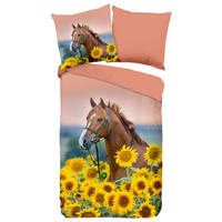 JUGENDBETTWÄSCHE Beauty Renforcé 135/200 cm  - Multicolor, Natur, Textil (135/200cm)