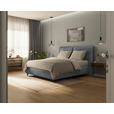 BOXSPRINGBETT 180/200 cm  in Grau  - Alufarben/Grau, KONVENTIONELL, Textil/Metall (180/200cm) - Dieter Knoll