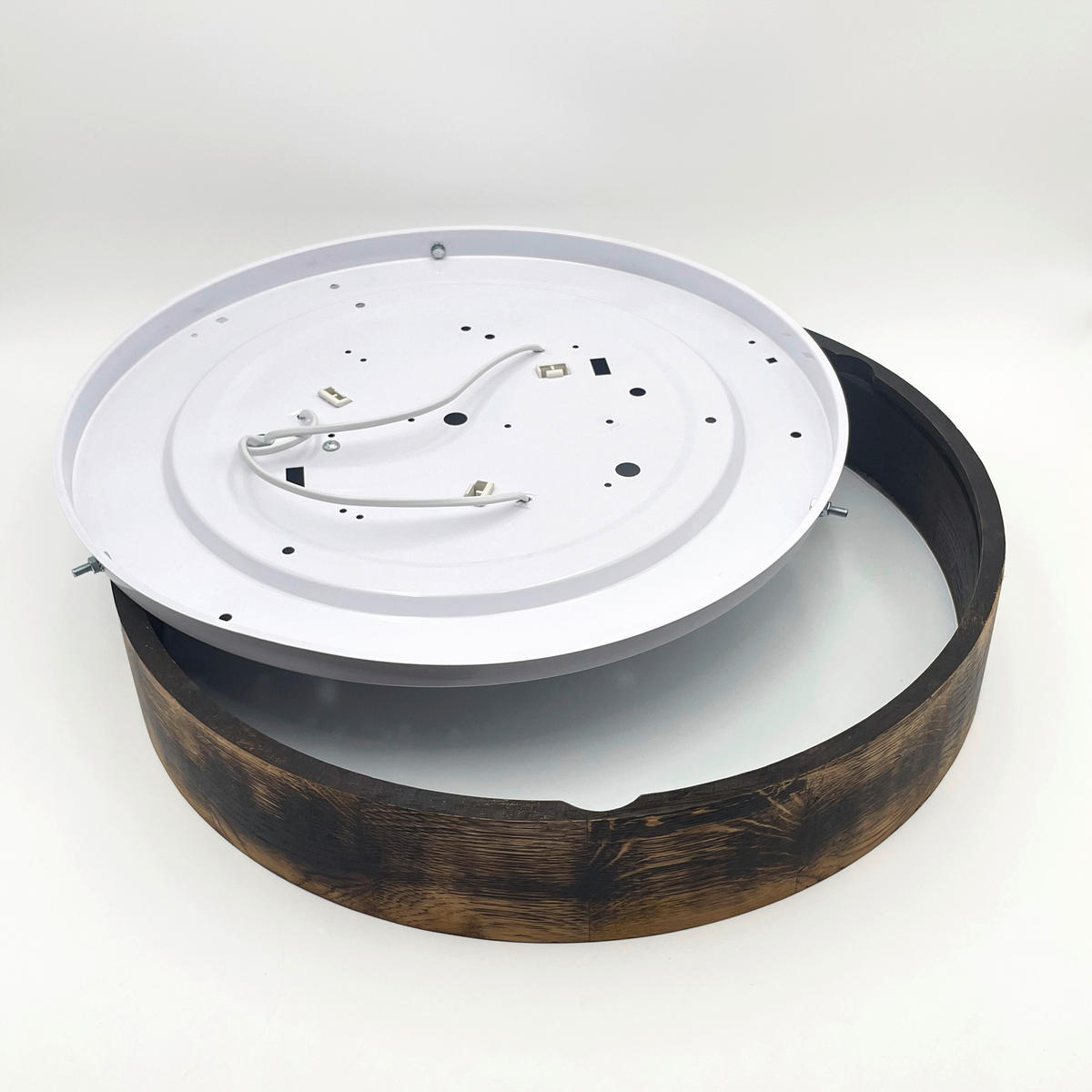 DECKENLEUCHTE Eveline 47/8 cm  - Alteiche, Design, Holz (47/8cm)