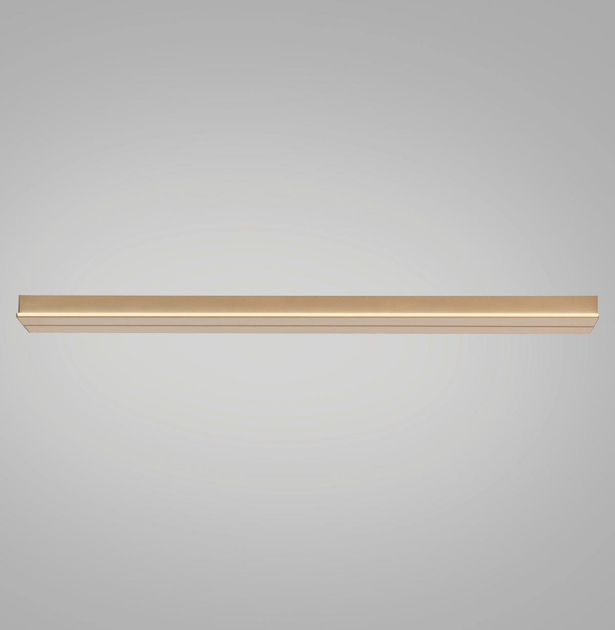 LED-DECKENLEUCHTE Pure Base 170/16/7,5 cm   - Bronzefarben, MODERN, Kunststoff/Metall (170/16/7,5cm) - Neuhaus PURE