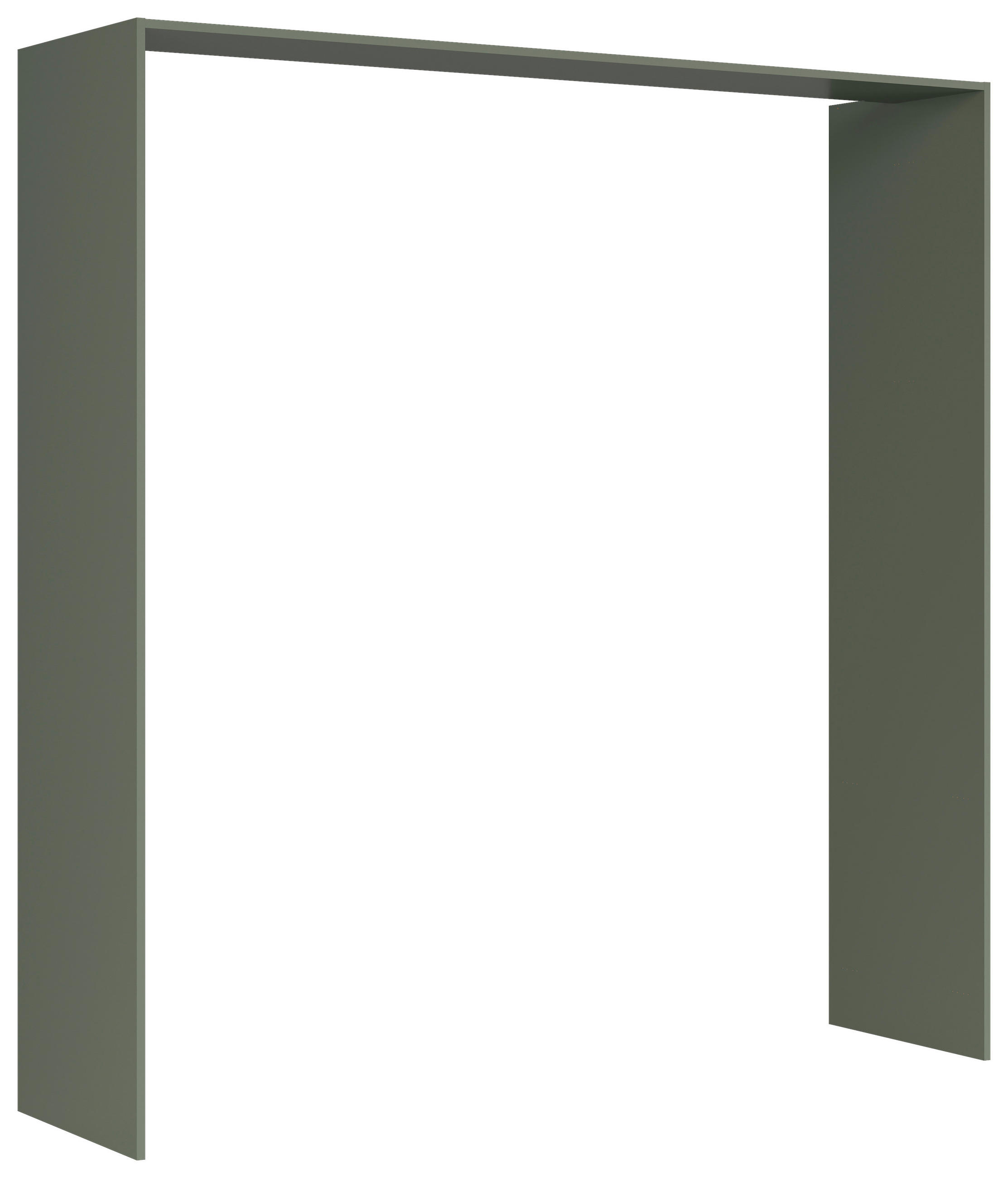 PASSEPARTOUTRAHMEN 213,7/222,7/58,5 cm   - Dunkelgrün, Basics, Holzwerkstoff (213,7/222,7/58,5cm) - Visiona