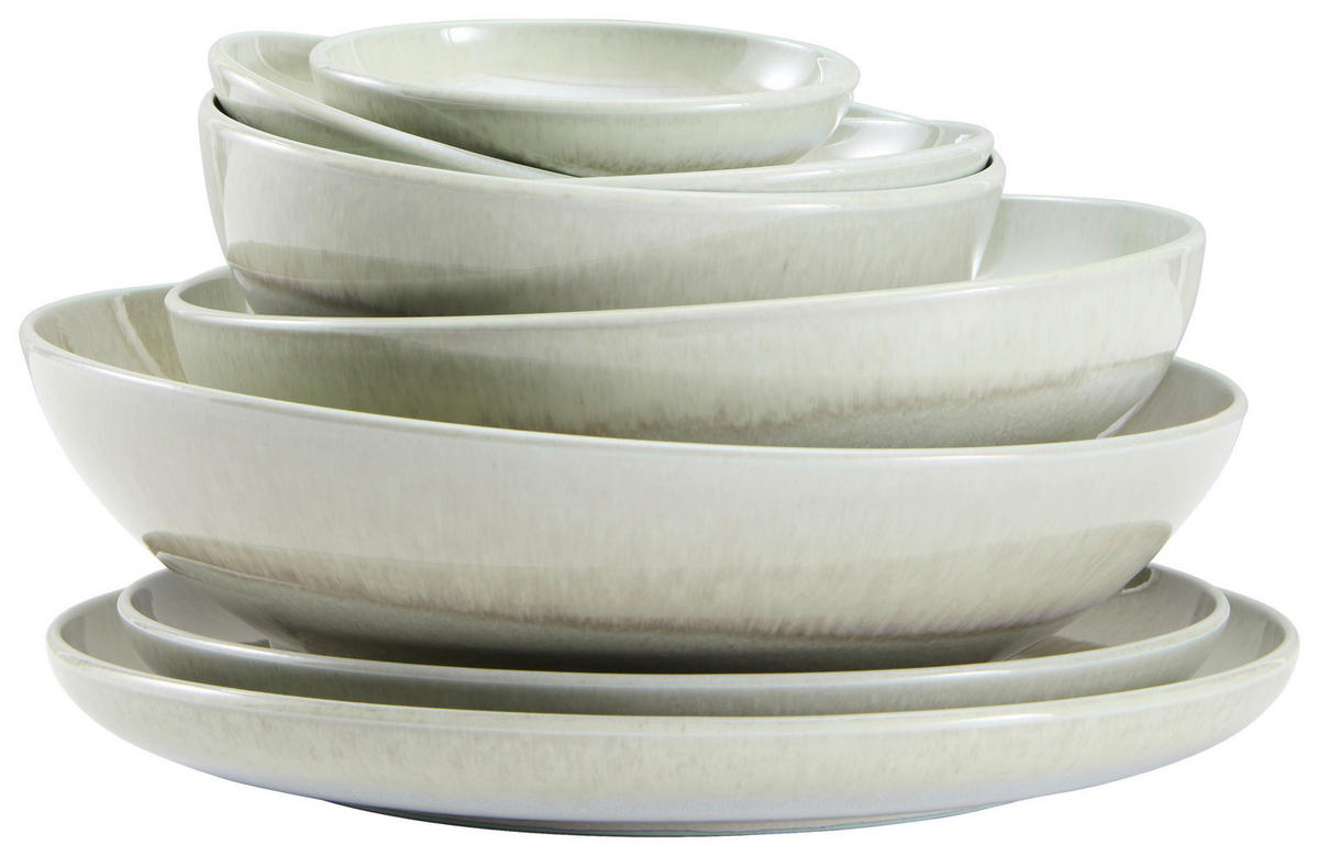 KAFFEEBECHER Perlemor Alga  290 ml   - Grün, Trend, Keramik (12,5/9,5/8,5cm) - like.Villeroy & Boch