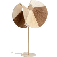 TISCHLEUCHTE Sella 37/72/20 cm  - Beige/Braun, Design, Textil/Metall (37/72/20cm) - Kare-Design