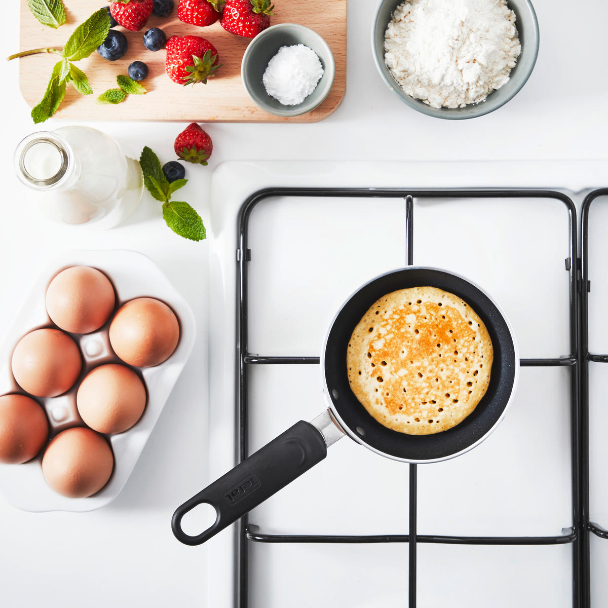 MINIPFANNE Breakfast  - Schwarz, Basics, Metall (37,1/19,6/6,3cm) - Tefal