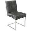 STUHLHUSSE ANKA  - Titanfarben, Basics, Textil (64/48/48cm) - Novel