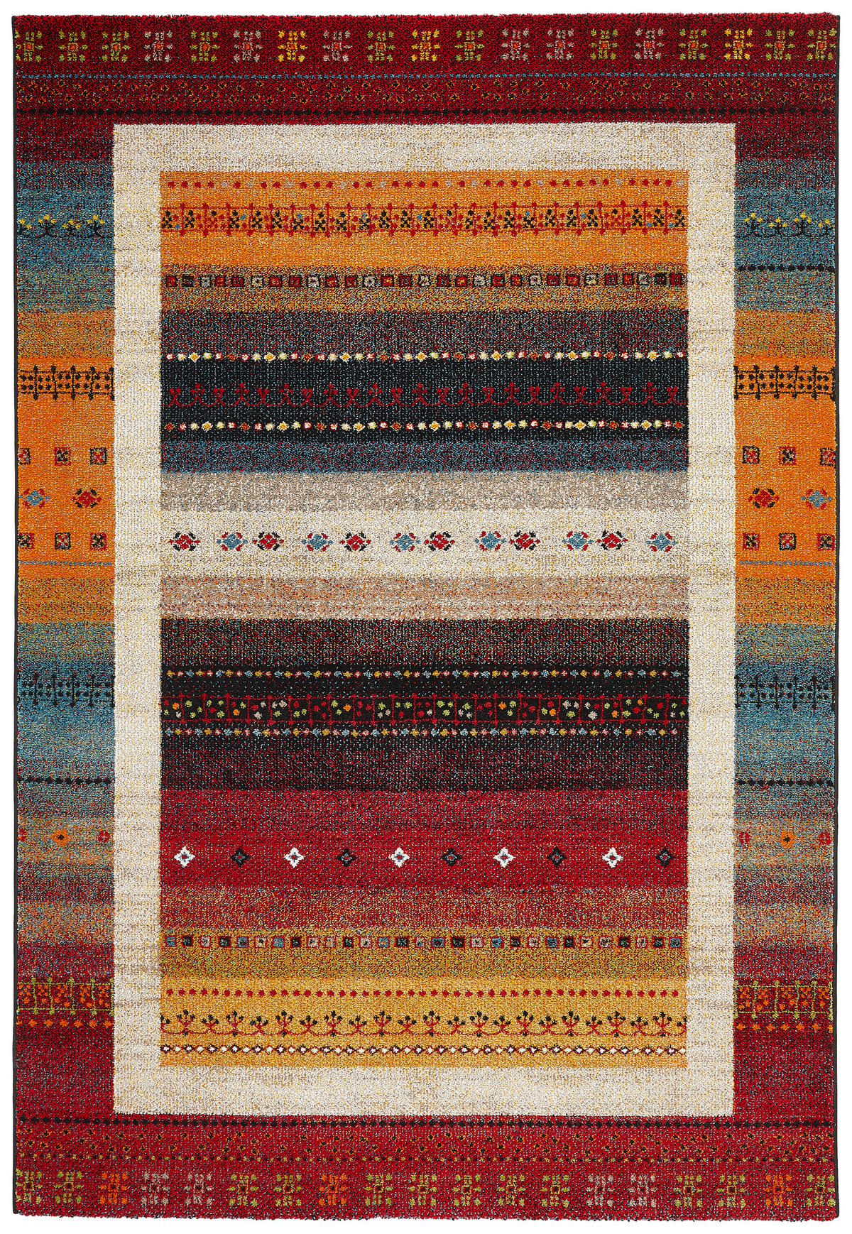 TKANÝ KOBEREC, 67/130 cm, vícebarevná, červená - vícebarevná/červená, Konvenční, textil (67/130cm) - Novel