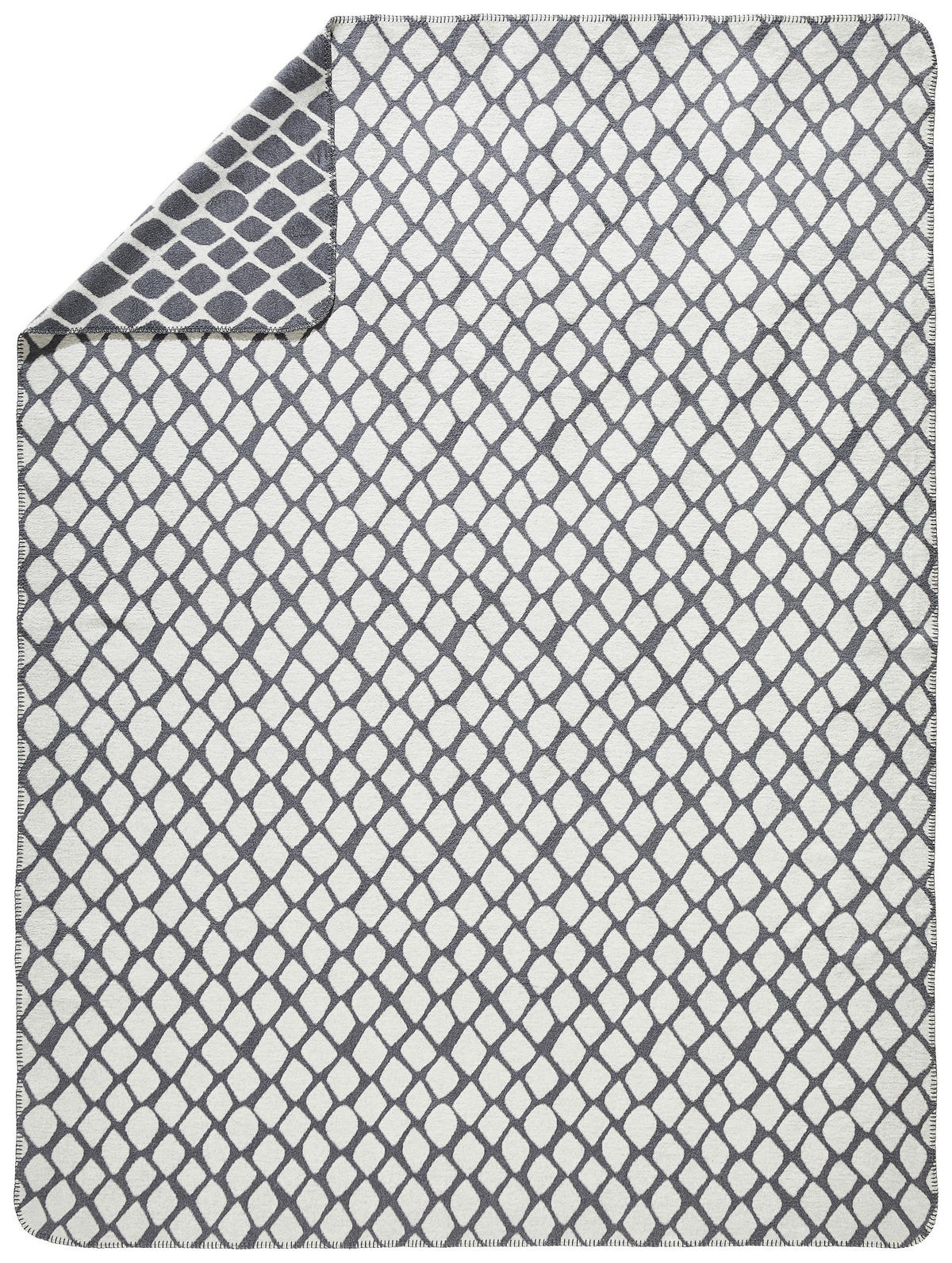 WOHNDECKE Snako 150/200 cm  - Anthrazit, Lifestyle, Textil (150/200cm) - Dieter Knoll