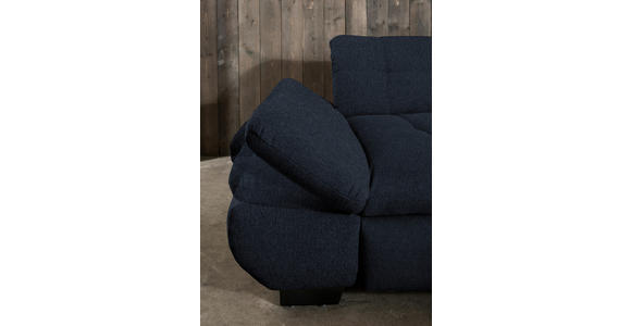 ECKSOFA  in Mikrofaser Dunkelgrau  290/198 cm  - Dunkelgrau/Schwarz, Design, Textil/Metall (290/198cm) - Xora