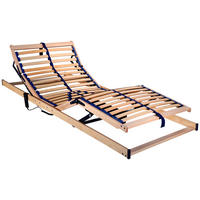 ELEKTRISCHER LATTENROST 90/200 cm, Kopfteil, Fußteil, Mittelzone verstellbar, Birke  - Birkefarben/Buchefarben, Basics, Holz/Kunststoff (90/200cm) - Sleeptex