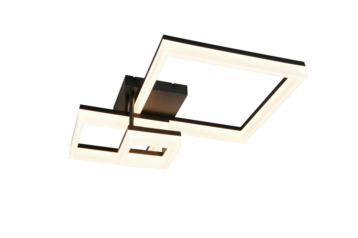 PLAFONIERĂ CU LED - alb/negru, Design, plastic/metal (65,0/17,5/46,5cm)
