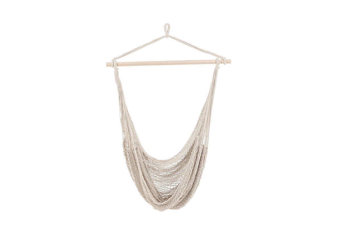 HÄNGESESSEL 110/135/34 cm  - Weiß, KONVENTIONELL, Textil (110/135/34cm) - Gardenson