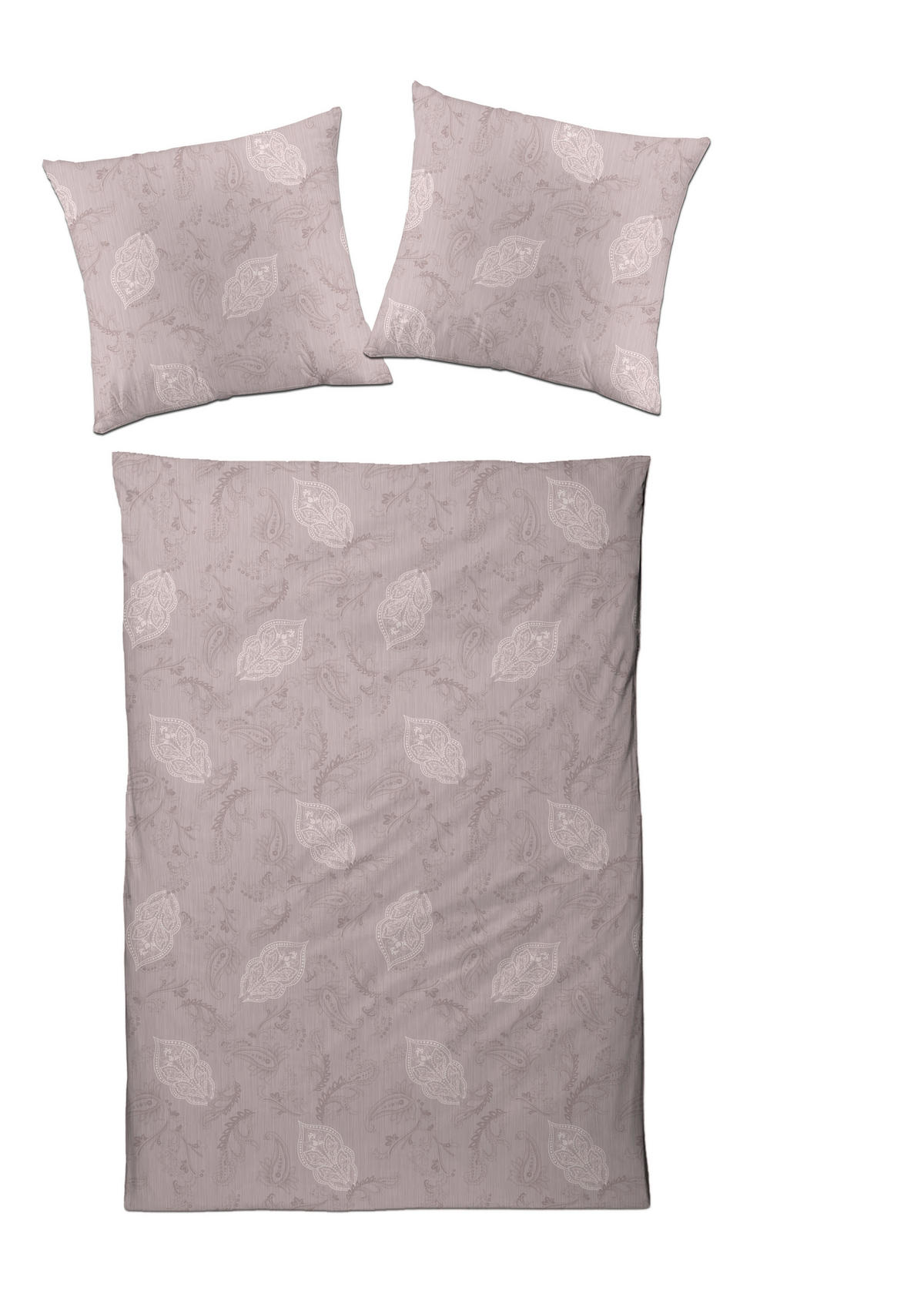 BETTWÄSCHE Fabiola Satin 155/220 cm  - Rosa, KONVENTIONELL, Textil (155/220cm) - Estella