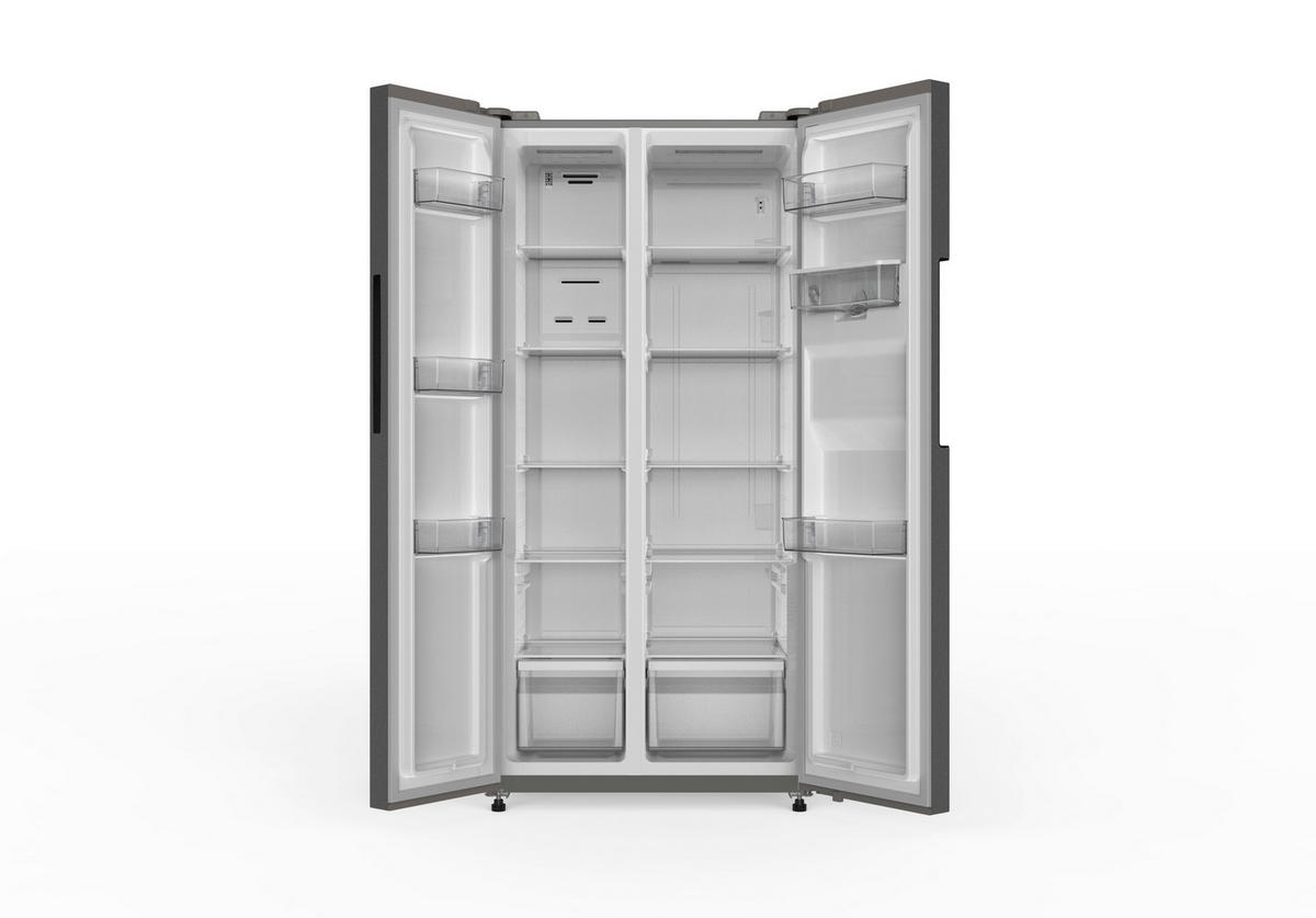 SIDE-BY-SIDE  - Hellgrau, Basics, Metall (83/178.5cm) - PKM