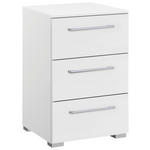 NACHTSCHRANK 40/61/42 cm  - Silberfarben/Alufarben, Design, Holzwerkstoff/Kunststoff (40/61/42cm) - Novel