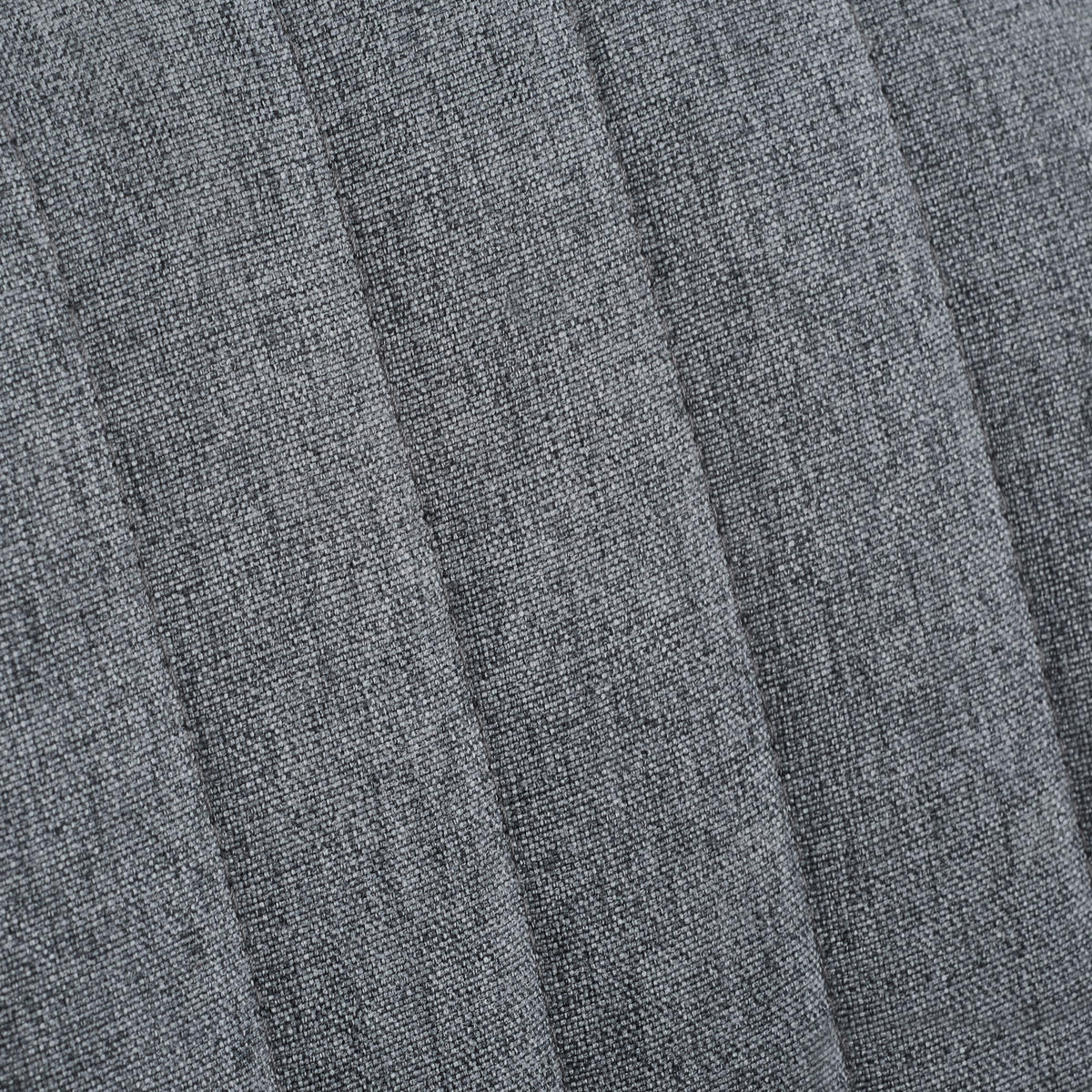 DREHSTUHL Mikrofaser Dunkelgrau  - Dunkelgrau/Weiß, Design, Kunststoff/Textil (59/83-93/68cm) - Livetastic