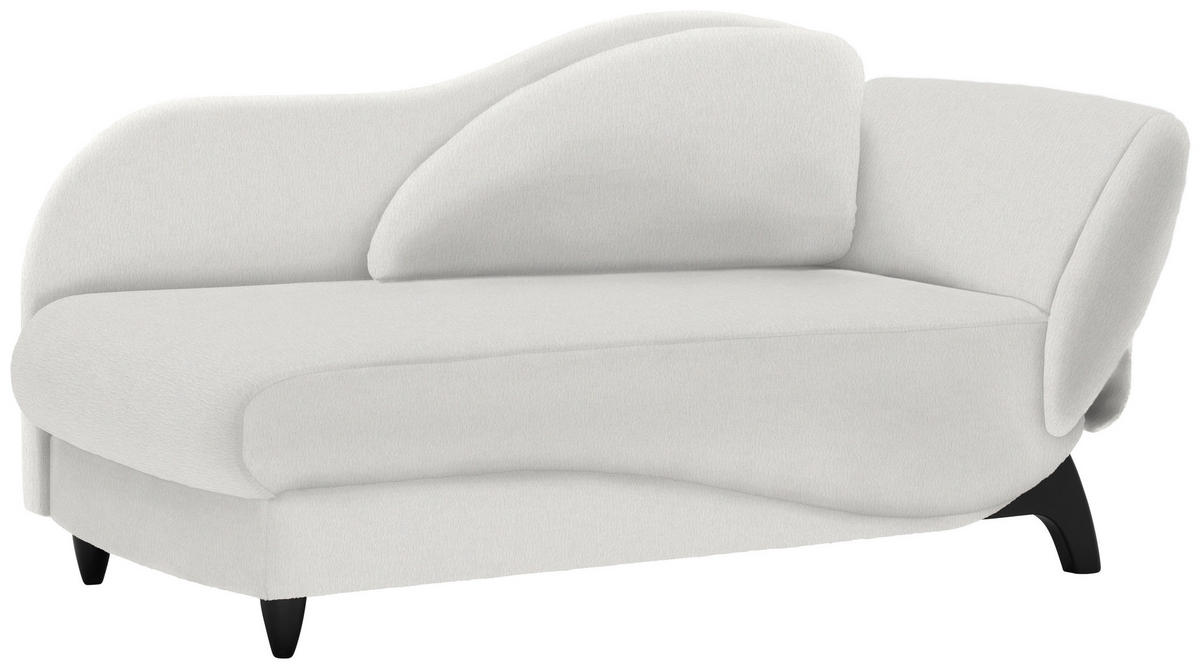 LIEGE Webstoff Naturfarben  - Schwarz/Naturfarben, MODERN, Holz/Textil (171-190/87/84cm) - Joka