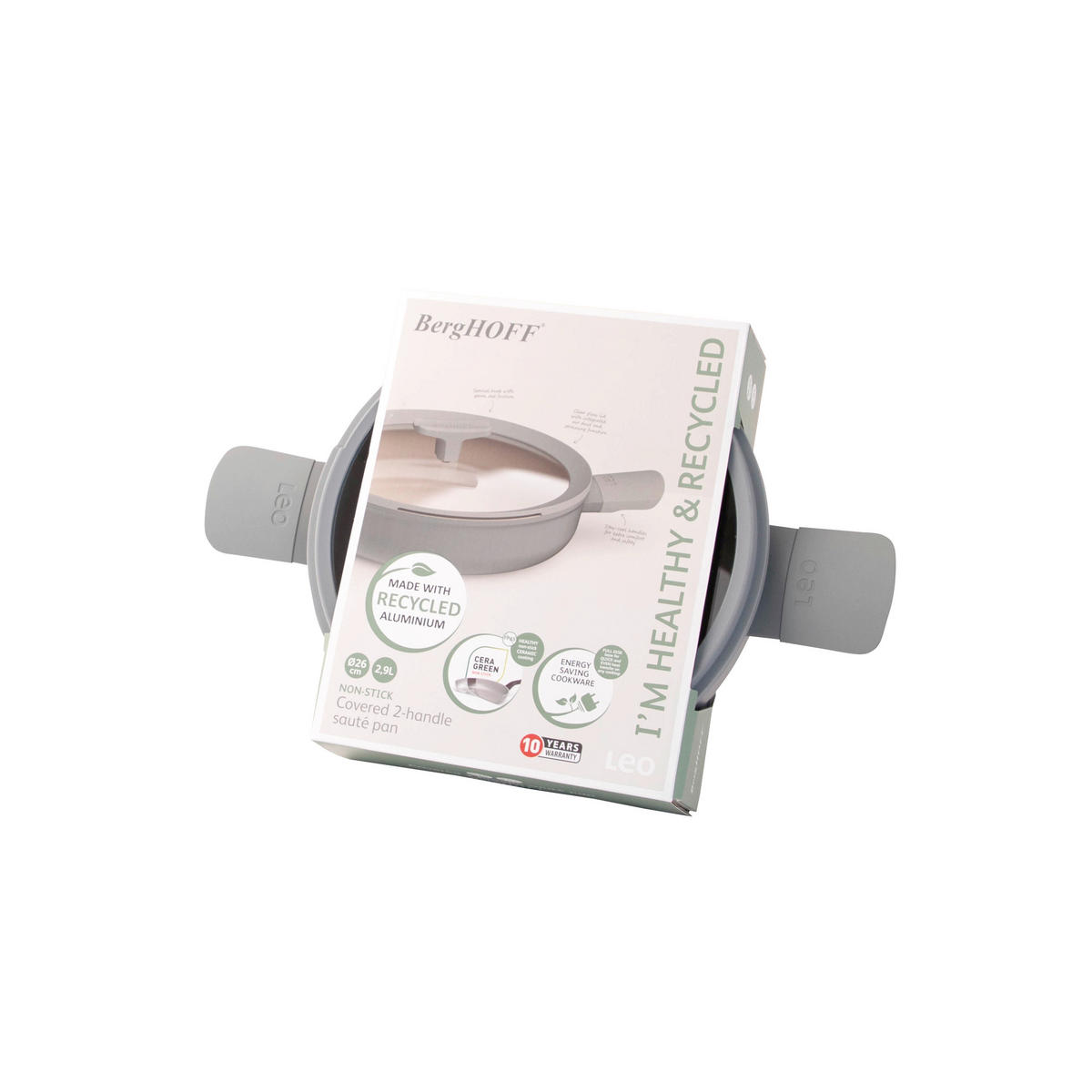 SCHMORTOPF LEO 2.9 l  - Hellgrau, Basics, Metall (26/11cm) - BergHOFF