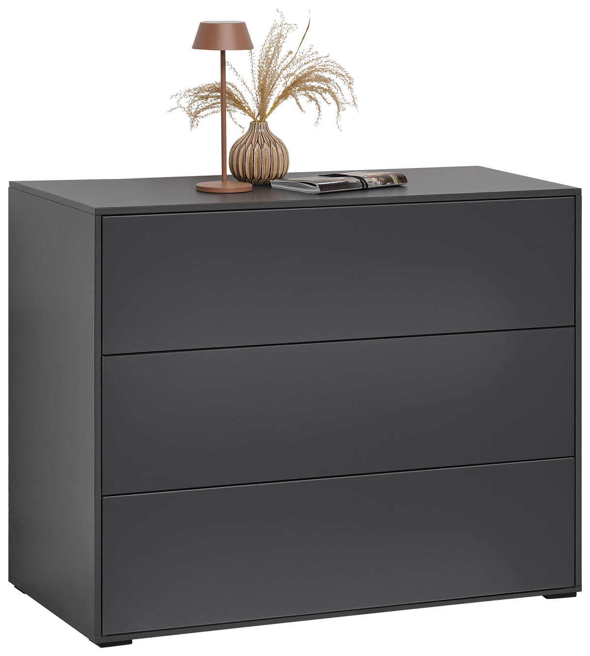 REGALELEMENT  90,9/72,6/40 cm Graphitfarben  - Graphitfarben, Design, Holzwerkstoff (90,9/72,6/40cm) - home24