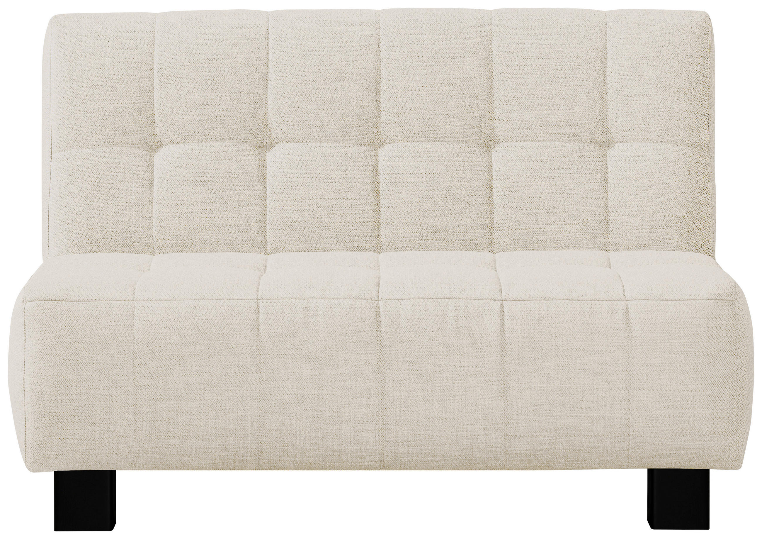 SCHLAFSOFA Naturfarben  - Schwarz/Naturfarben, Design, Textil/Metall (125/92/102cm) - Novel