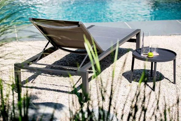 GARTENBEISTELLTISCH 50/50/34 cm Metall  - Anthrazit, Design, Metall (50/50/34cm)