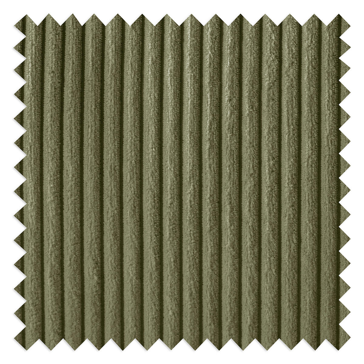 ECKSOFA Cord Olivgrün  - Schwarz/Olivgrün, Design, Textil/Metall (238/166cm) - Livetastic