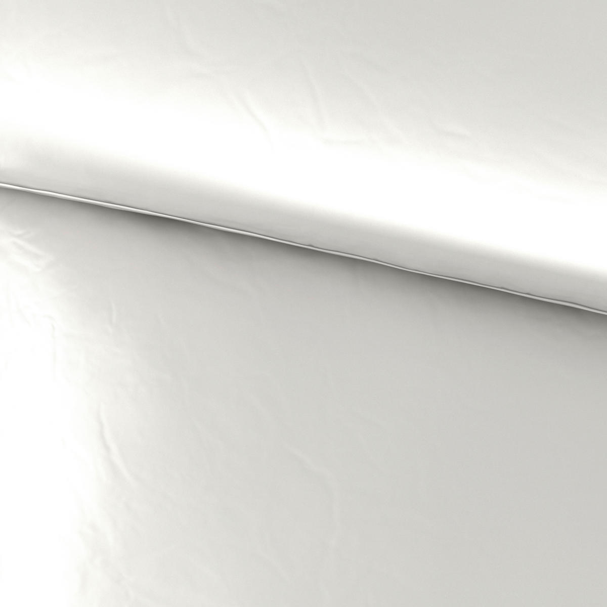 BETTWÄSCHE NIGIRI Satin 200/200 cm  - Weiß, Basics, Textil (200/200cm) - Bio:Vio