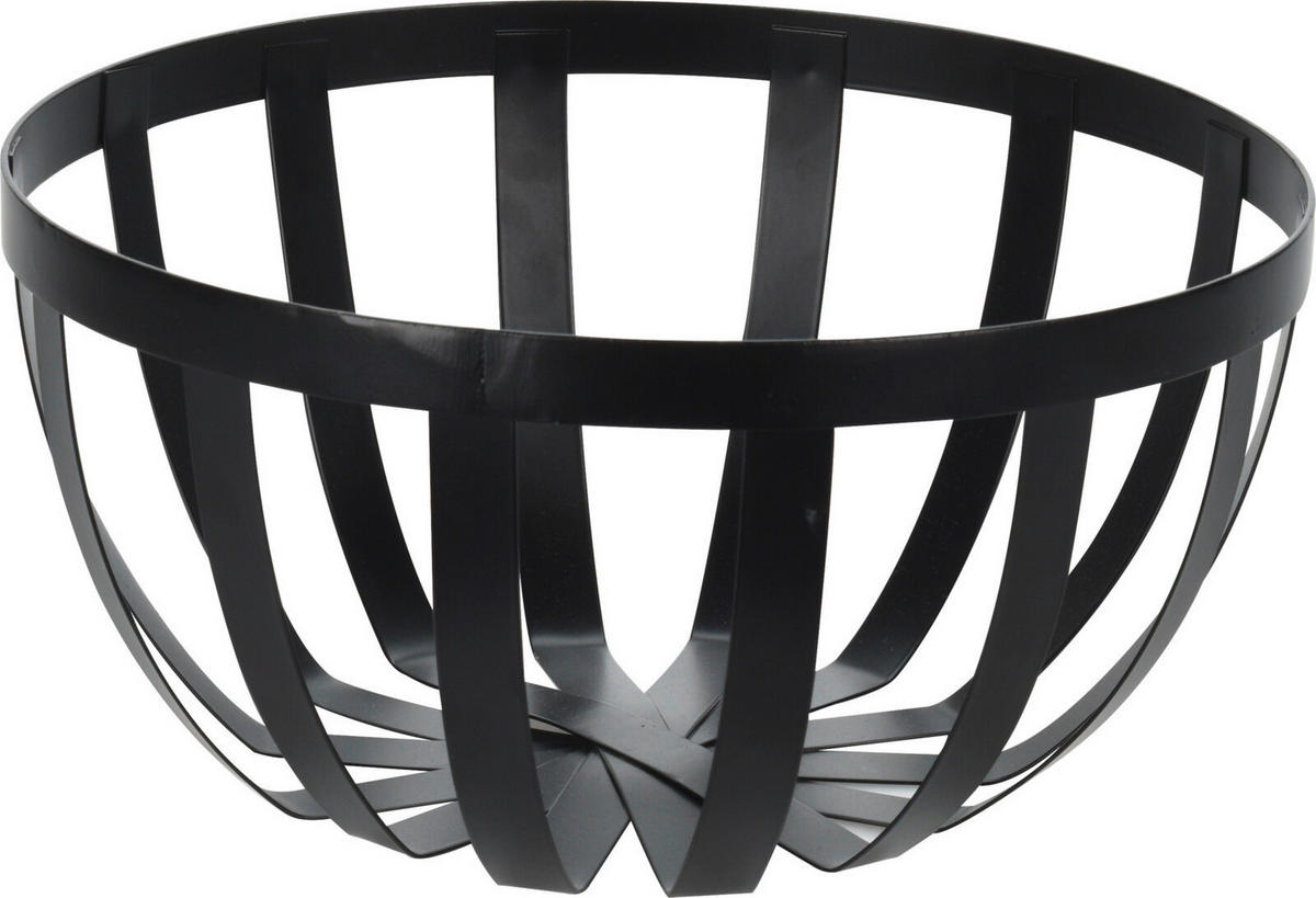 KOŠARICA ZA VOĆE     25/12 cm   - crna, Basics, metal (25/12cm)