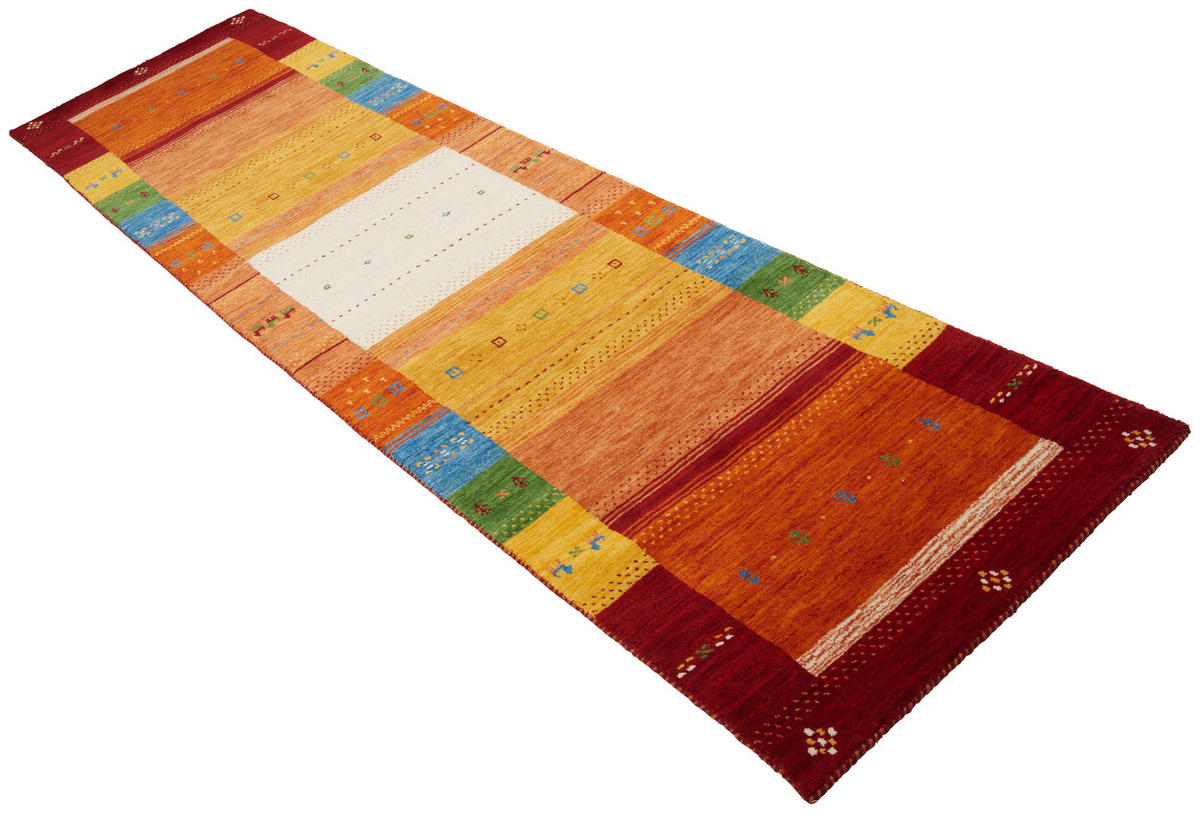 ORIENTTEPPICH 80/300 cm Sehnsucht nach Eden  - Rot/Multicolor, Lifestyle, Textil (80/300cm) - Cazaris