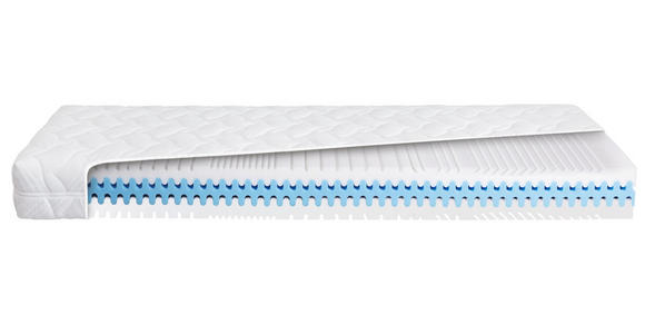 KOMFORTSCHAUMMATRATZE MONA 1000 90/200 cm 20 cm - Anthrazit/Weiß, Basics, Textil (90/200cm) - Dieter Knoll