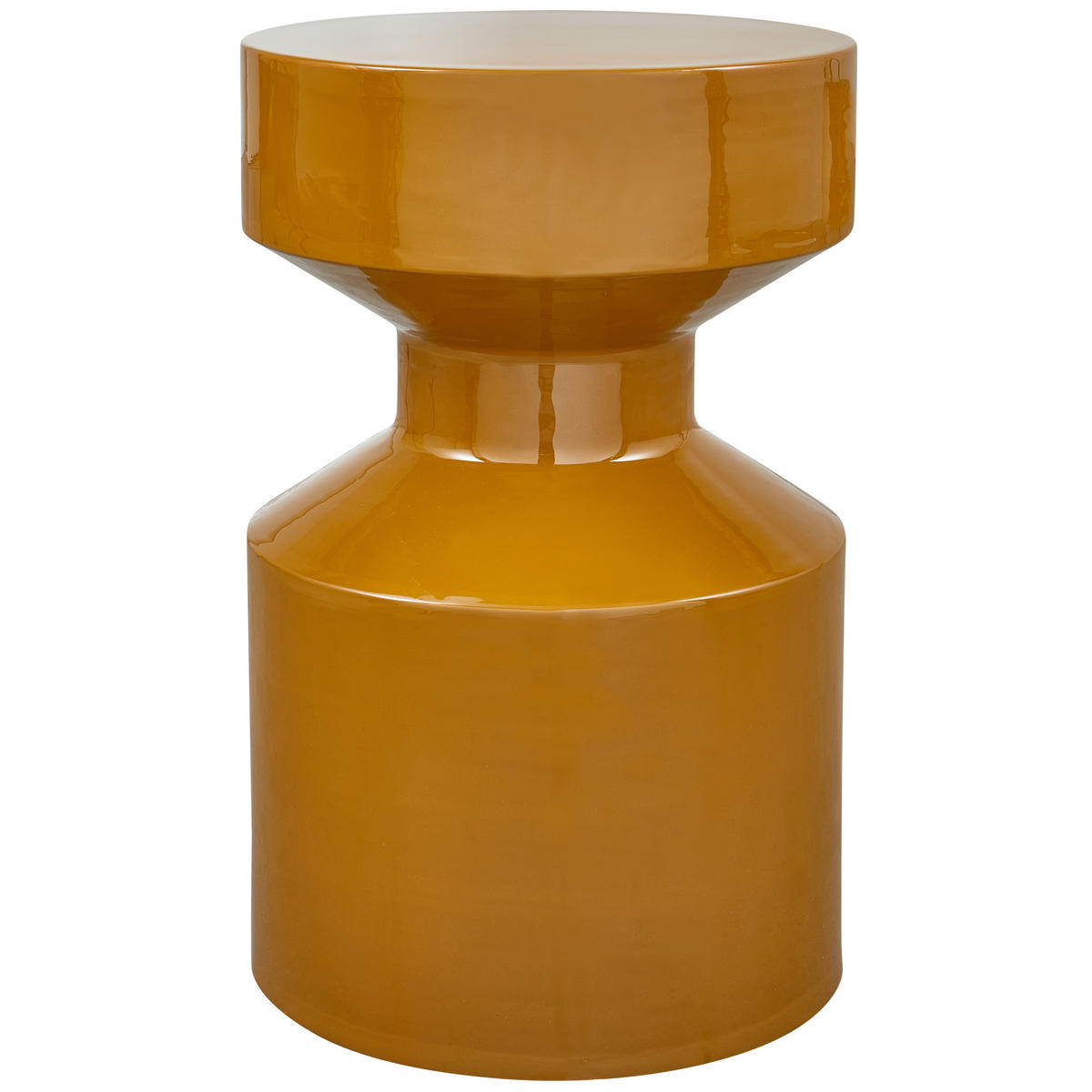 BEISTELLTISCH in Metall 30/30/47 cm  - Honig, Design, Metall (30/30/47cm) - Livetastic