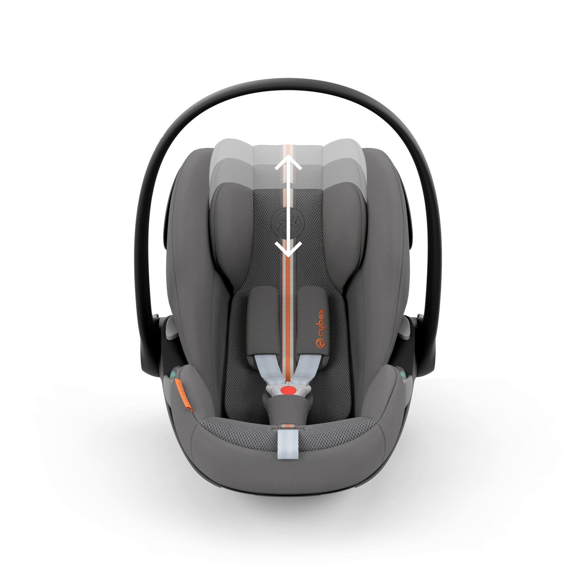 BABYSCHALE Cloud G i-size  - Schwarz/Grau, Basics, Kunststoff/Textil (68-72/43.5/35.5-59.5cm) - Cybex