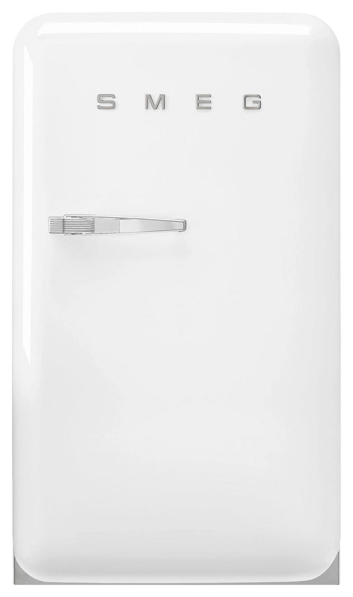 KÜHLSCHRANK 54,5/97-98/70,1 cm FAB10RWH6  - Weiß Hochglanz/Silberfarben, Basics, Glas/Metall (54,5/97-98/70,1cm) - SMEG