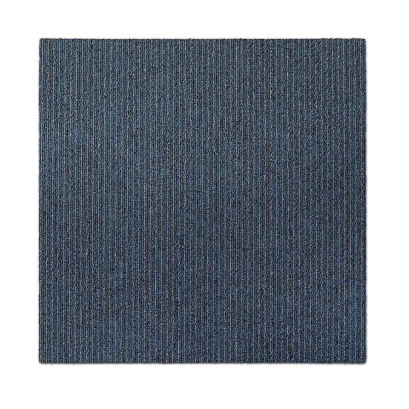 Floordirekt Teppichfliese Bohemia Blau 50x50 cm