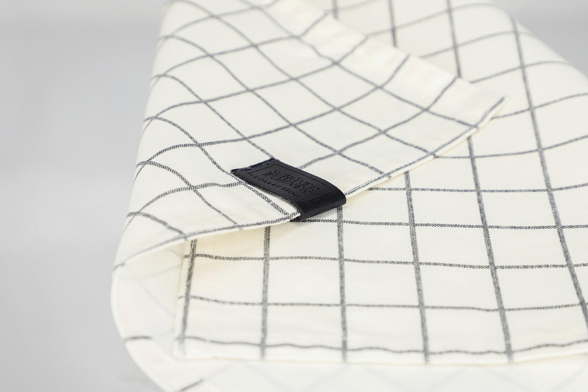 STOFFSERVIETTE 40/40 cm   - Anthrazit/Weiß, KONVENTIONELL, Textil (40/40cm) - Schöner Wohnen