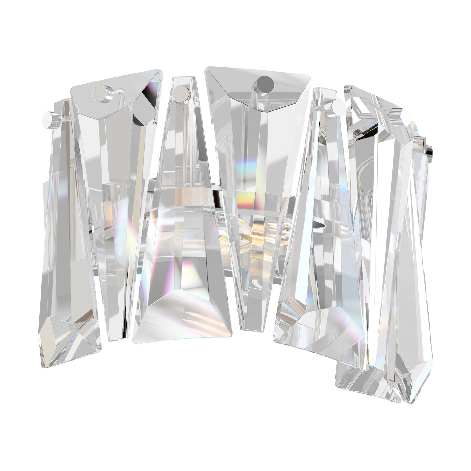 WANDLEUCHTE - Chromfarben, Trend, Metall (15.3/16/25.6cm) - MAYTONI