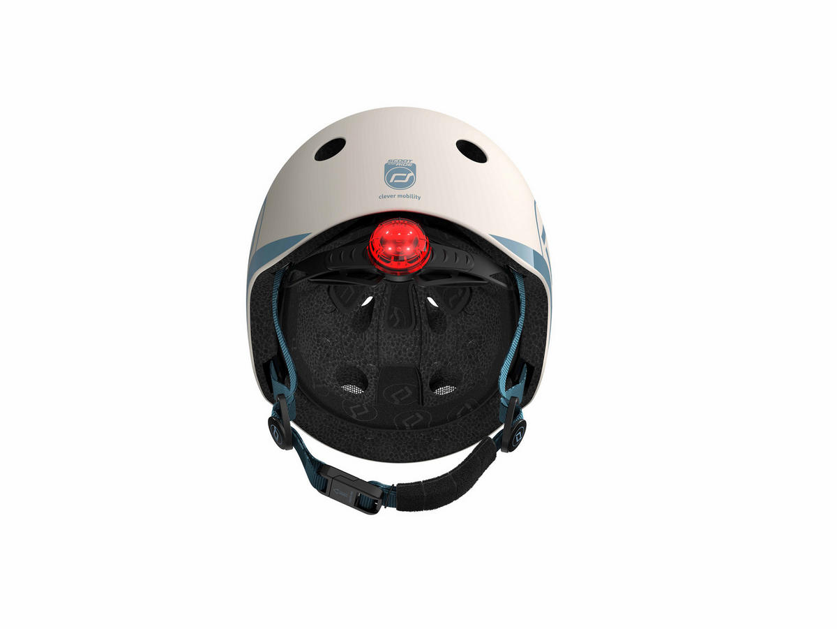 KINDERHELM XXS-S  - Blau/Hellgrau, Trend, Kunststoff/Textil (XXS-Snull) - Scoot and Ride