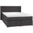 BOXSPRINGBETT 140/200 cm in Anthrazit - Anthrazit/Schwarz, KONVENTIONELL, Kunststoff/Textil (140/200cm) - Carryhome BOXSPRINGBETT 140/200 cm in Anthrazit - Anthrazit/Schwarz, KONVENTIONELL, Kunststoff/Textil (140/200cm) - Carryhome