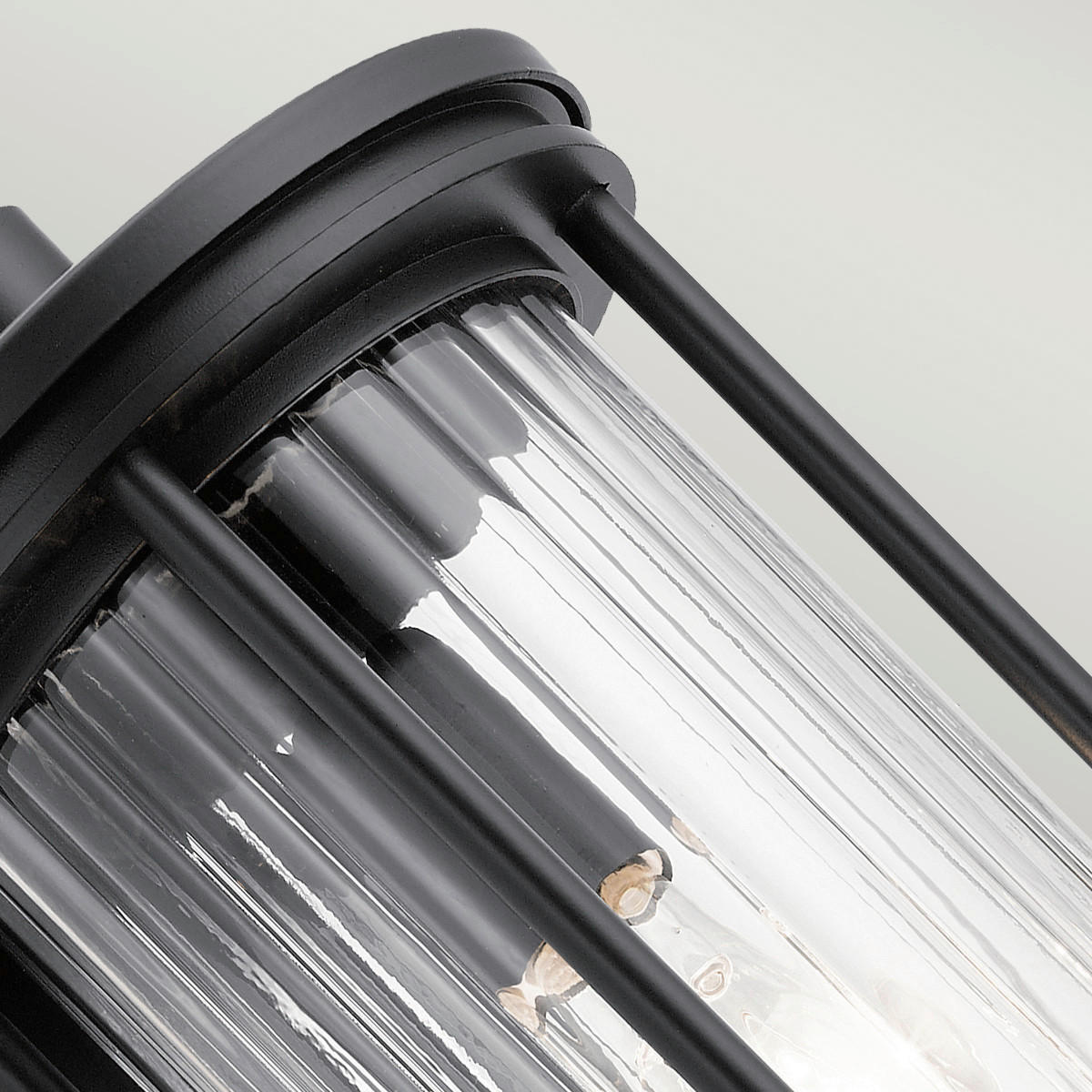 AUßENWANDLEUCHTE 17.9/40.6/20.3 cm   - Schwarz, KONVENTIONELL, Glas/Metall (17.9/40.6/20.3cm) - Elstead Lighting