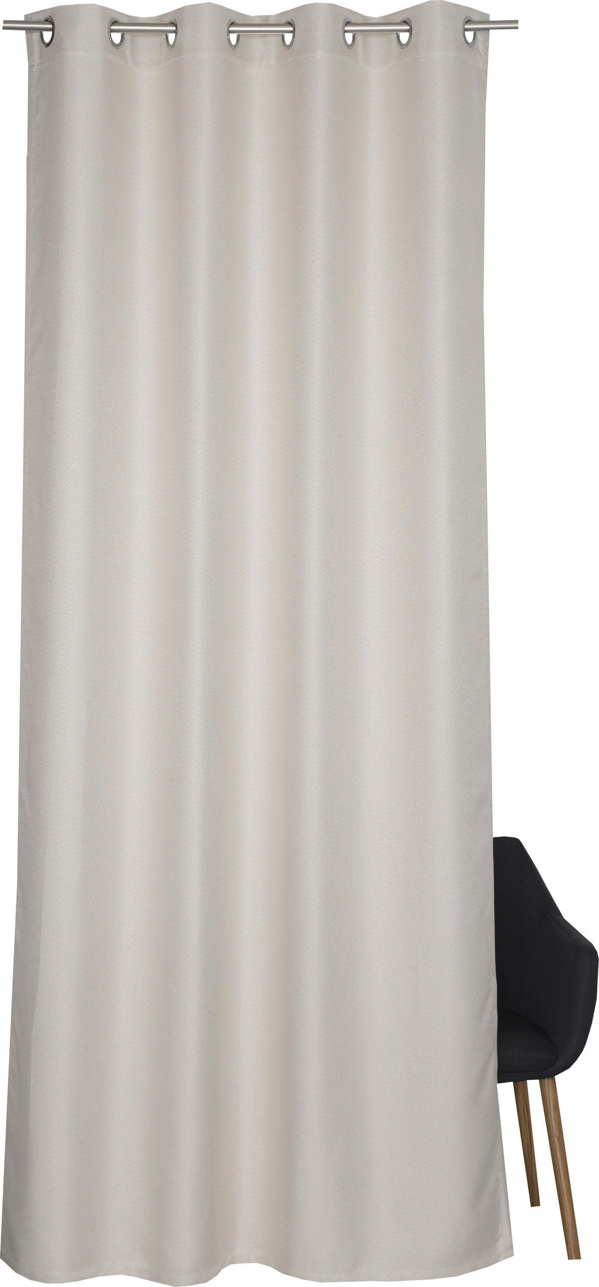 ÖSENVORHANG Verdunkelung  - Beige, Basics, Textil (140/250cm) - Schöner Wohnen