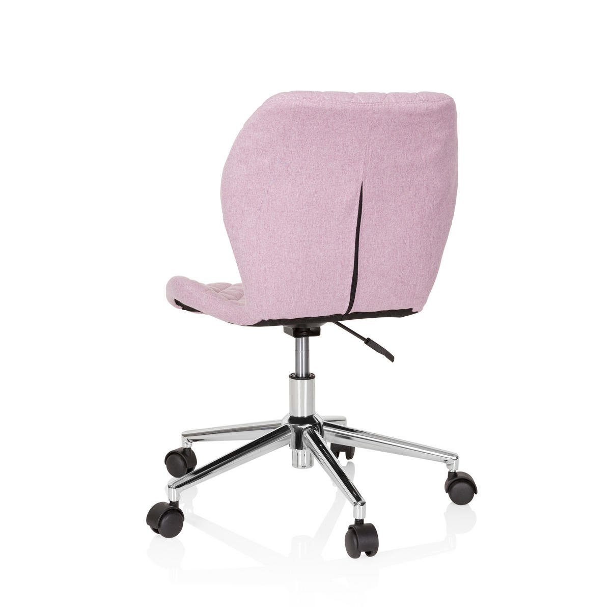 OTOČNÁ ŽIDLE PRO MLÁDEŽ, růžová - růžová, Basics, textil/plast (47/73-83/43cm) - MID.YOU