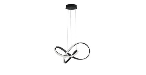 LED-HÄNGELEUCHTE - Schwarz, Design, Metall (55/27/55cm) - Ambiente