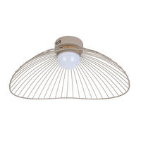 DECKENLEUCHTE 45/43/22,5 cm  - Sandfarben/Naturfarben, Trend, Holz/Kunststoff (45/43/22,5cm) - Collett's Monde