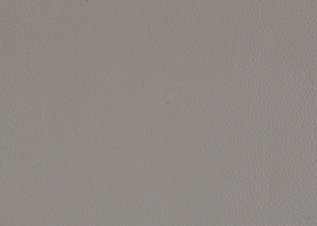 WOHNLANDSCHAFT in Echtleder Hellgrau  - Hellgrau/Alufarben, Design, Leder/Metall (165/339/233cm) - Beldomo Premium