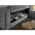 BOXSPRINGBETT 180/200 cm  in Dunkelgrau  - Dunkelgrau, KONVENTIONELL, Textil (180/200cm) - Carryhome