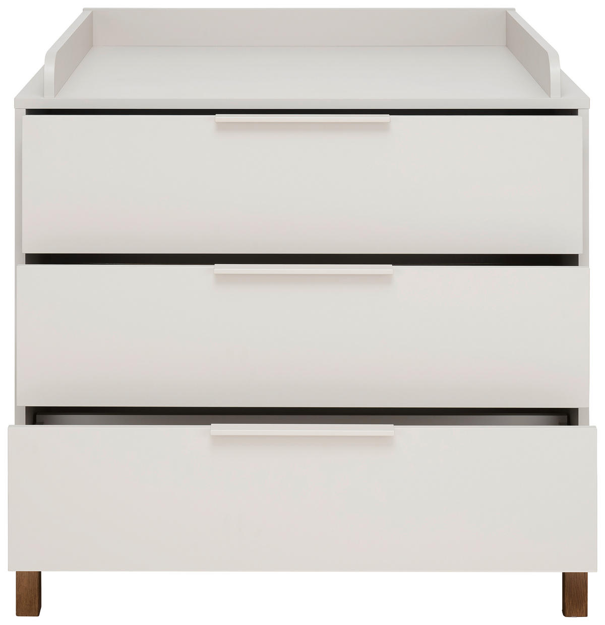 WICKELKOMMODE Matteo  - Kaschmir/Nussbaumfarben, Basics, Holz/Holzwerkstoff (101/91-99/45-77cm) - Jimmylee