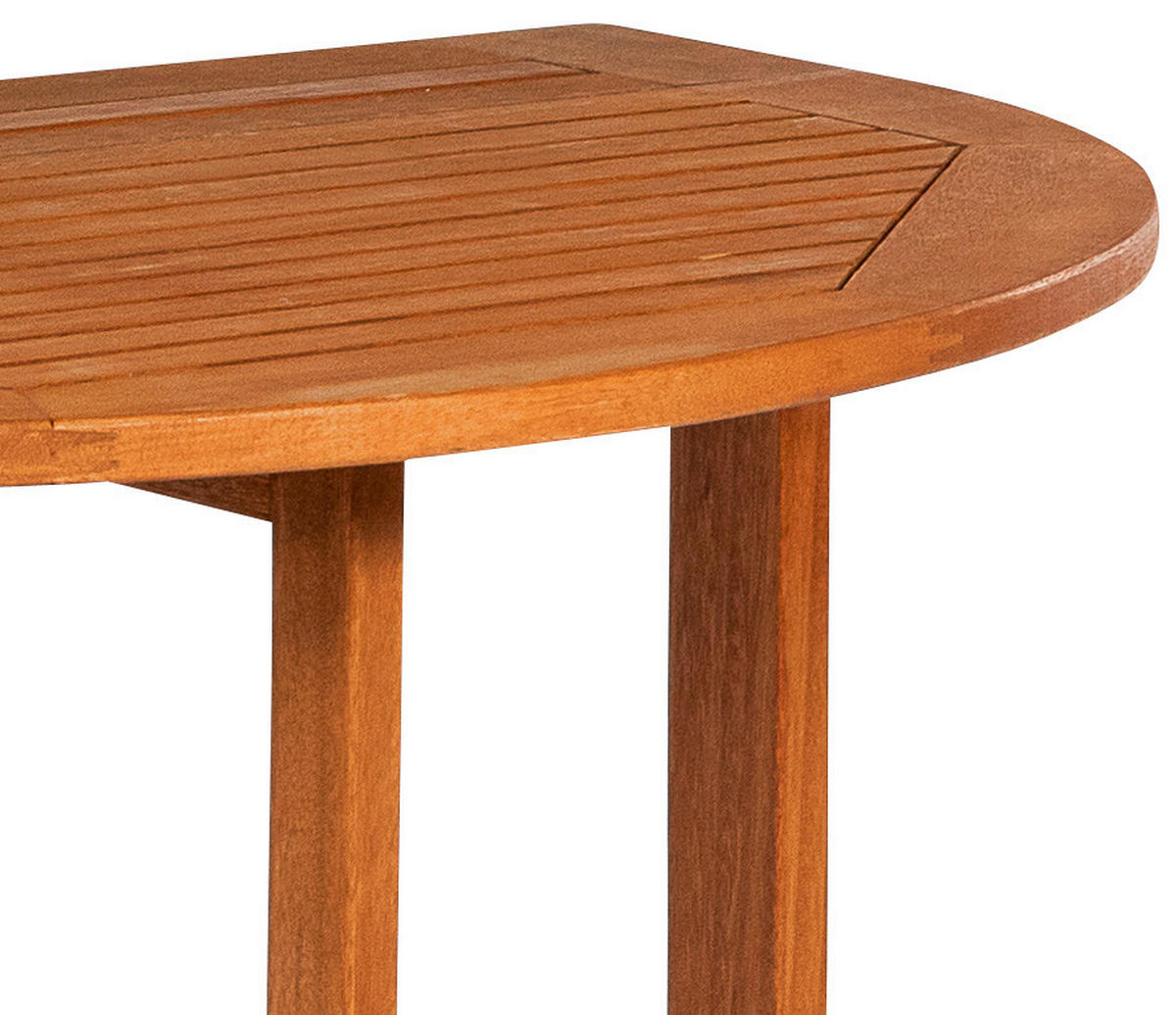 GARTENKLAPPTISCH 90/72/60 cm Holz Naturfarben rund  - Naturfarben, KONVENTIONELL, Holz (90/72/60cm) - Gardenson