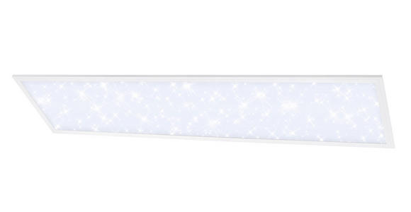 LED-DECKENLEUCHTE 119,5/29,5/6,5 cm   - Weiß, Basics, Kunststoff/Metall (119,5/29,5/6,5cm) - Novel