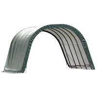 ZELTGARAGE  - Dunkelgrün, Basics, Kunststoff (610/370/250cm) - Ambia Garden